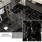 Peel and Stick Floor Tiles Marble Effect Self Adhesive Waterproof Vinyl Tile Set
