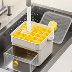 Press Release Ice Cube Tray with Lid and Ice Storage Box with Scoop