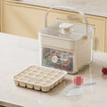 Press Release Ice Cube Tray with Lid and Ice Storage Box with Scoop