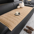 Quilted Sofa Cover with Ribbed Texture | Soft Non Slip Couch Protector for Pets