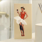 Retro Pin Up Tissue Box Cover Where the Tissue Becomes Her Skirt