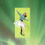 Retro Pin Up Tissue Box Cover Where the Tissue Becomes Her Skirt