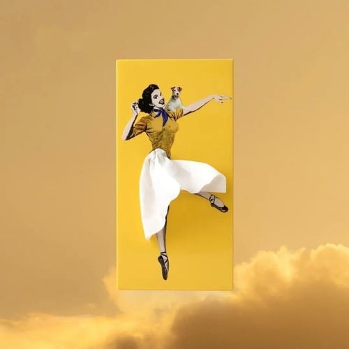 Retro Pin Up Tissue Box Cover Where the Tissue Becomes Her Skirt
