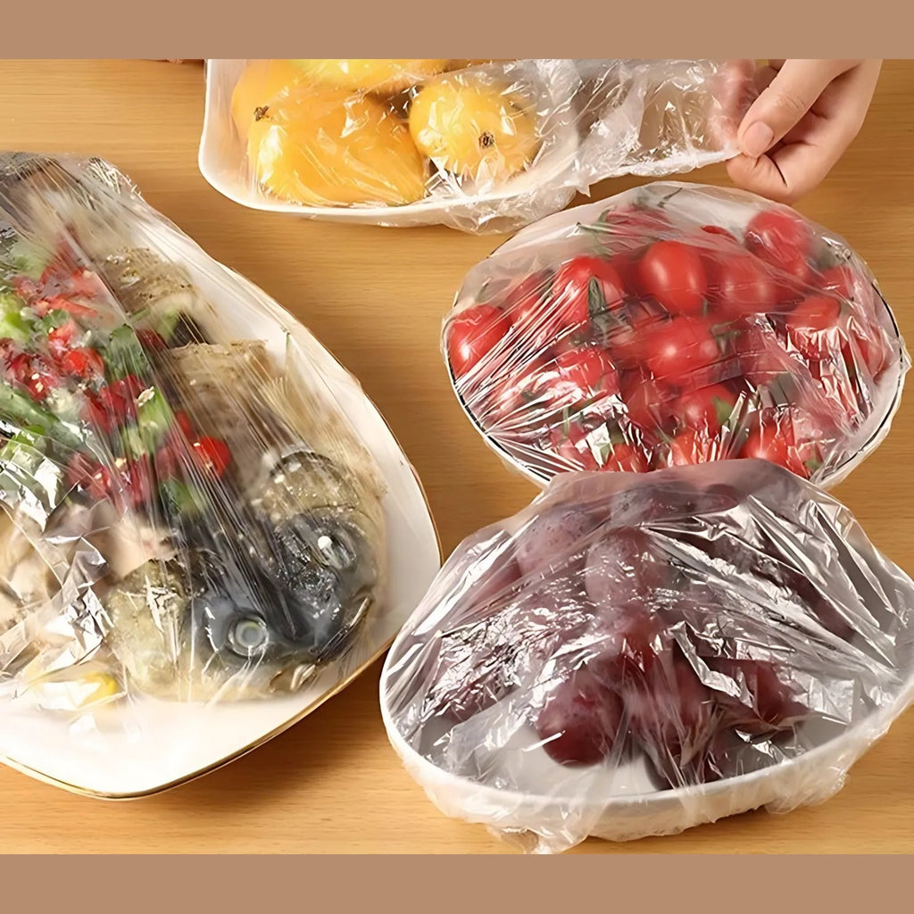 Reusable Elastic Food Cover Set with Stretch Fit for Bowls and Plates