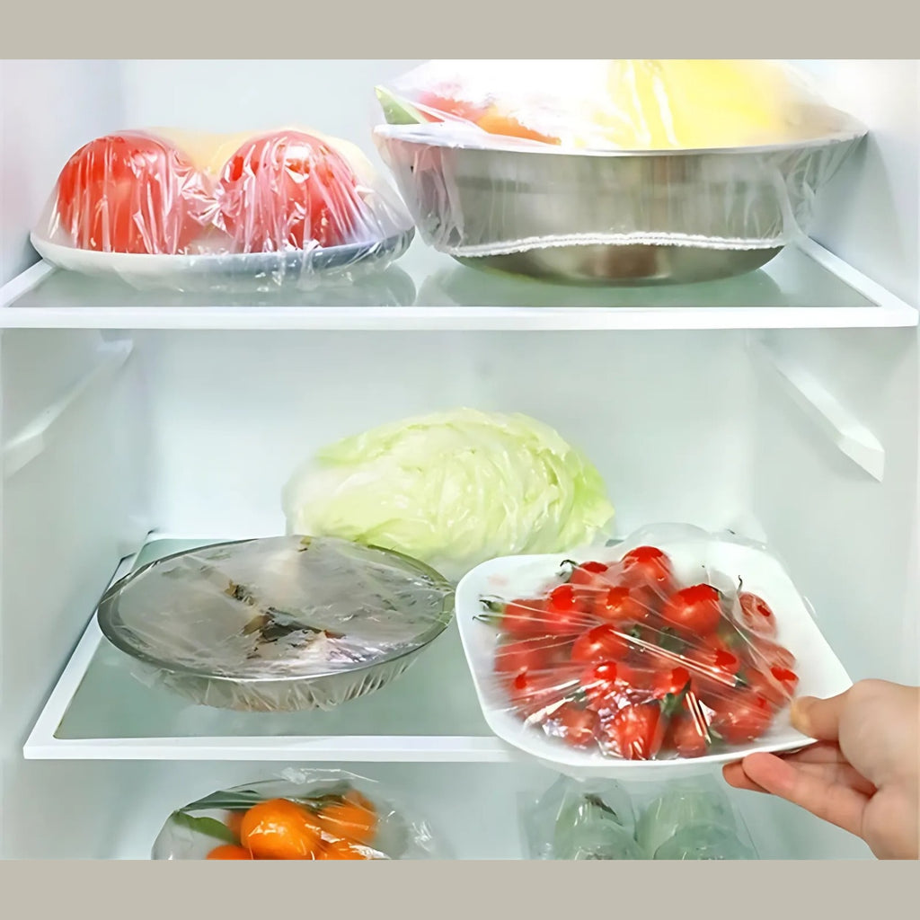 Reusable Elastic Food Cover Set with Stretch Fit for Bowls and Plates