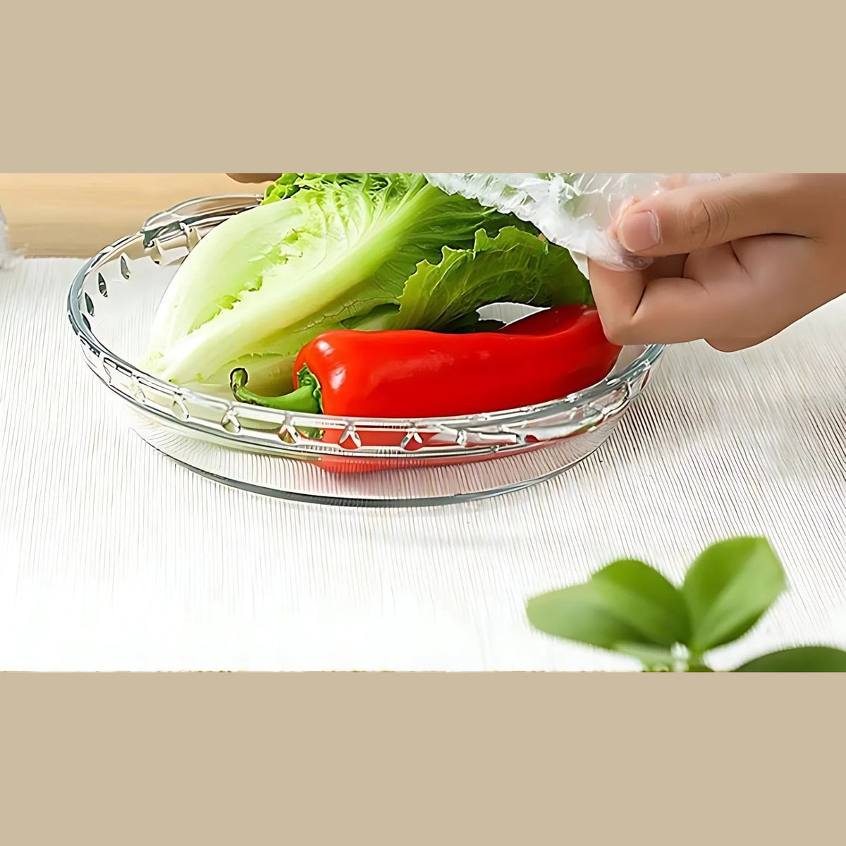 Reusable Elastic Food Cover Set with Stretch Fit for Bowls and Plates
