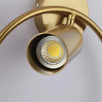 Ring Wall Light with Adjustable Spotlight | Modern Metal Wall Sconce