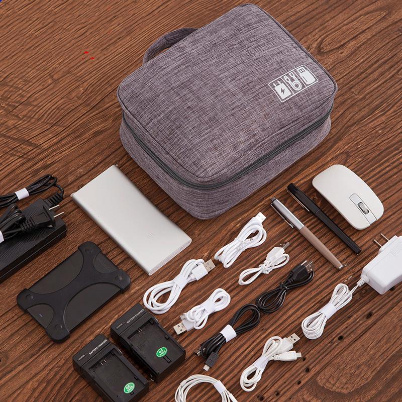 Cable Organiser Bag Waterproof Electronics Travel Case for Chargers | Cables | Power Banks and Earphones