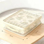 See Through Mesh Storage Bag with Lid and Carry Handles for Wardrobe Organising