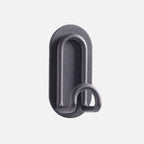 Self Adhesive Metal Wall Hook with Elegant Loop Design for Bathroom Towels