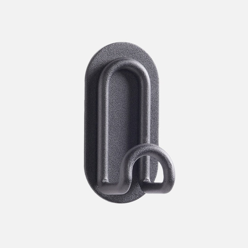 Self Adhesive Metal Wall Hook with Elegant Loop Design for Bathroom Towels