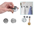 Self Adhesive Tea Towel Holder Set with Push In Grip for Kitchen and Bathroom