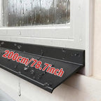 Self Adhesive Window Seal Strip Flexible Rubber Rain Guard for Sliding Windows