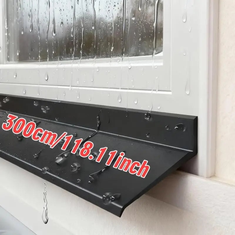 Self Adhesive Window Seal Strip Flexible Rubber Rain Guard for Sliding Windows