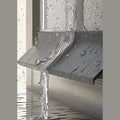 Self Adhesive Window Seal Strip Flexible Rubber Rain Guard for Sliding Windows