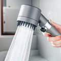 High Pressure Handheld Shower Head with Replaceable Filter Adjustable Massage and Rain Spray Modes Universal Fit for Low Water Pressure