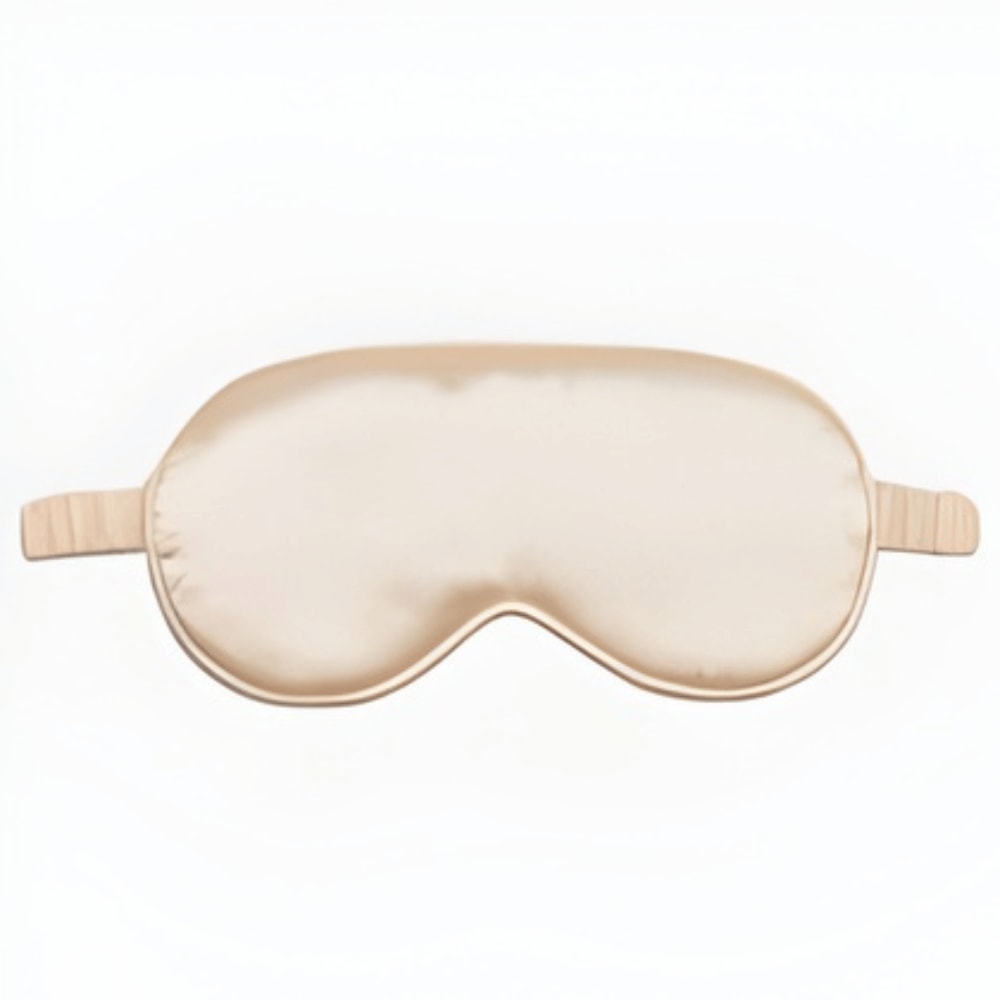 Silky Satin Sleep Eye Mask with Soft Elastic Strap for Sleep and Travel
