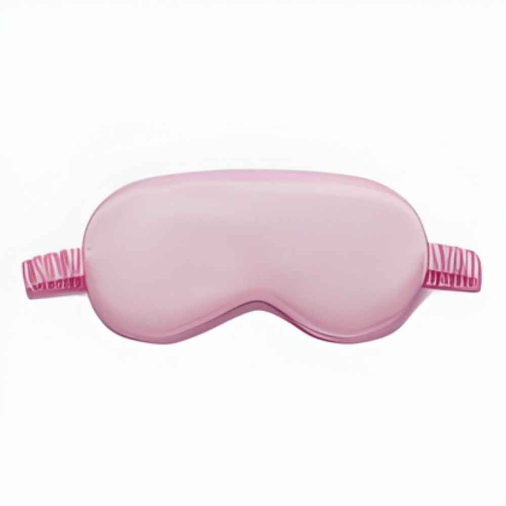 Silky Satin Sleep Eye Mask with Soft Elastic Strap for Sleep and Travel