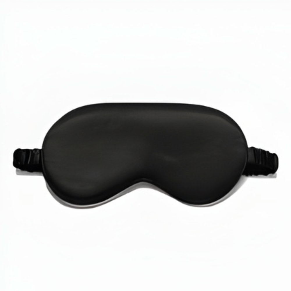 Silky Satin Sleep Eye Mask with Soft Elastic Strap for Sleep and Travel