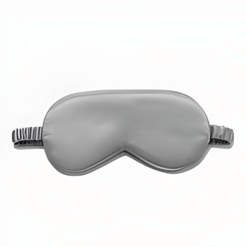 Silky Satin Sleep Eye Mask with Soft Elastic Strap for Sleep and Travel