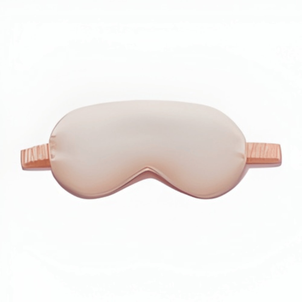 Silky Satin Sleep Eye Mask with Soft Elastic Strap for Sleep and Travel