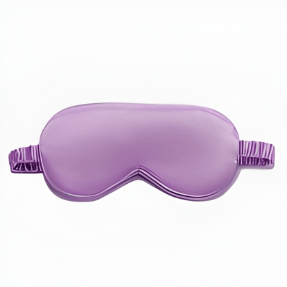 Silky Satin Sleep Eye Mask with Soft Elastic Strap for Sleep and Travel