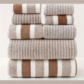 Soft Coral Fleece Bath Towel Set with Bath Towels Hand Towels and Washcloths
