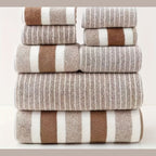 Soft Coral Fleece Bath Towel Set with Bath Towels Hand Towels and Washcloths