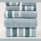 Soft Coral Fleece Bath Towel Set with Bath Towels Hand Towels and Washcloths