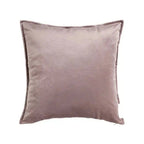 Soft Velvet Cushion Cover with Flanged Edge and Hidden Zip for Sofa