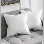 Soft Velvet Cushion Cover with Flanged Edge and Hidden Zip for Sofa