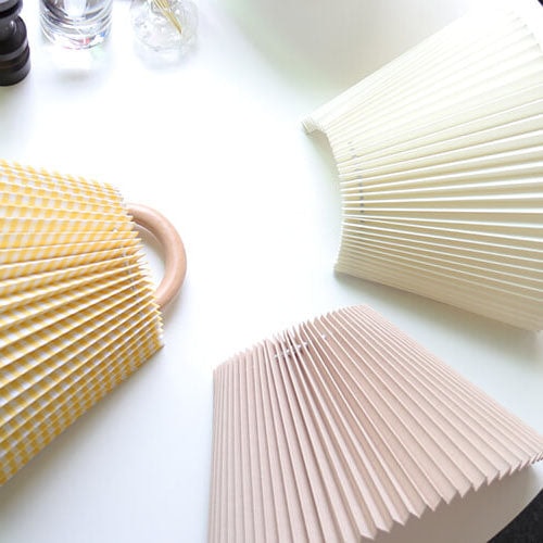 Solid Wood Ring Wall Light with Pleated or Flat Fabric Shade for Bedroom