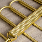 Space Saving Aluminium Trouser Hanger with Swivel Hook and Non Slip Bars