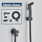 Stainless Steel Handheld Bidet Sprayer with Wall Holder and Shut Off Valve