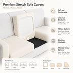 Stretch Sofa Seat Cushion Cover Washable Jacquard Couch Protector for Pets