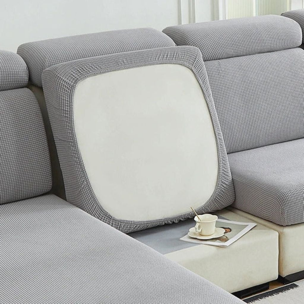 Stretch Sofa Seat Cushion Cover Washable Jacquard Couch Protector for Pets