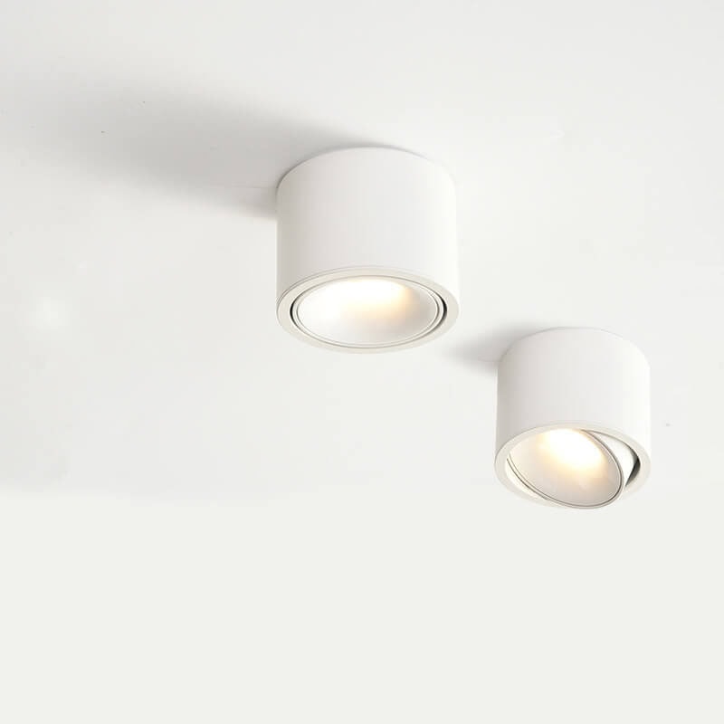 Surface Mounted LED Ceiling Spotlight with Adjustable Head for Living Room
