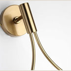 Teardrop Wall Light with Opal Glass Globe | Modern Nordic Metal Wall Sconce