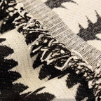 Tufted Plush Sofa Cover with Wave Stripe Pattern and Non Slip Backing