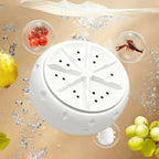 USB Fruit and Vegetable Washer Portable Vortex Produce Cleaner for Kitchen Sink