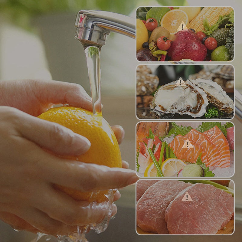 USB Fruit and Vegetable Washer Portable Vortex Produce Cleaner for Kitchen Sink