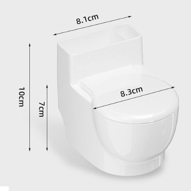 Wall Mounted Toilet Shaped Cat Water Bowl with Lid and Stainless Steel Insert