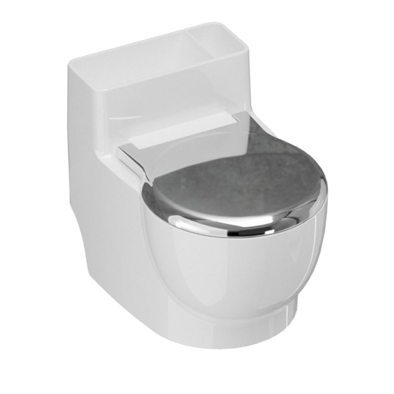 Wall Mounted Toilet Shaped Cat Water Bowl with Lid and Stainless Steel Insert