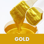 Water Based Metallic Leaf Paint with Brush for Furniture Crafts and Decor
