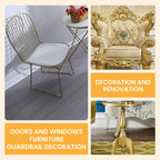Water Based Metallic Leaf Paint with Brush for Furniture Crafts and Decor