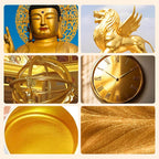 Water Based Metallic Leaf Paint with Brush for Furniture Crafts and Decor