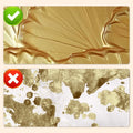 Water Based Metallic Leaf Paint with Brush for Furniture Crafts and Decor