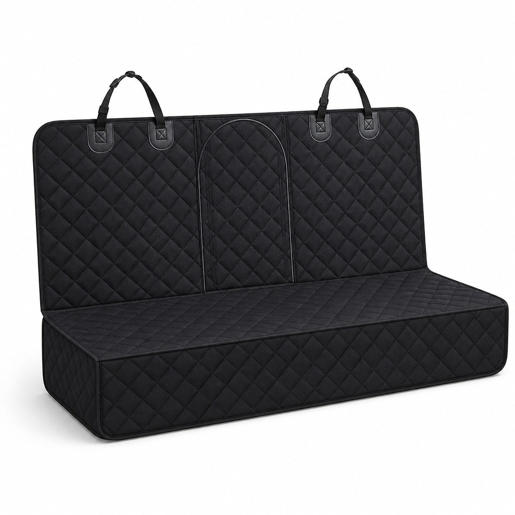 Waterproof Dog Car Seat Cover for Back Seat with Non Slip Backing