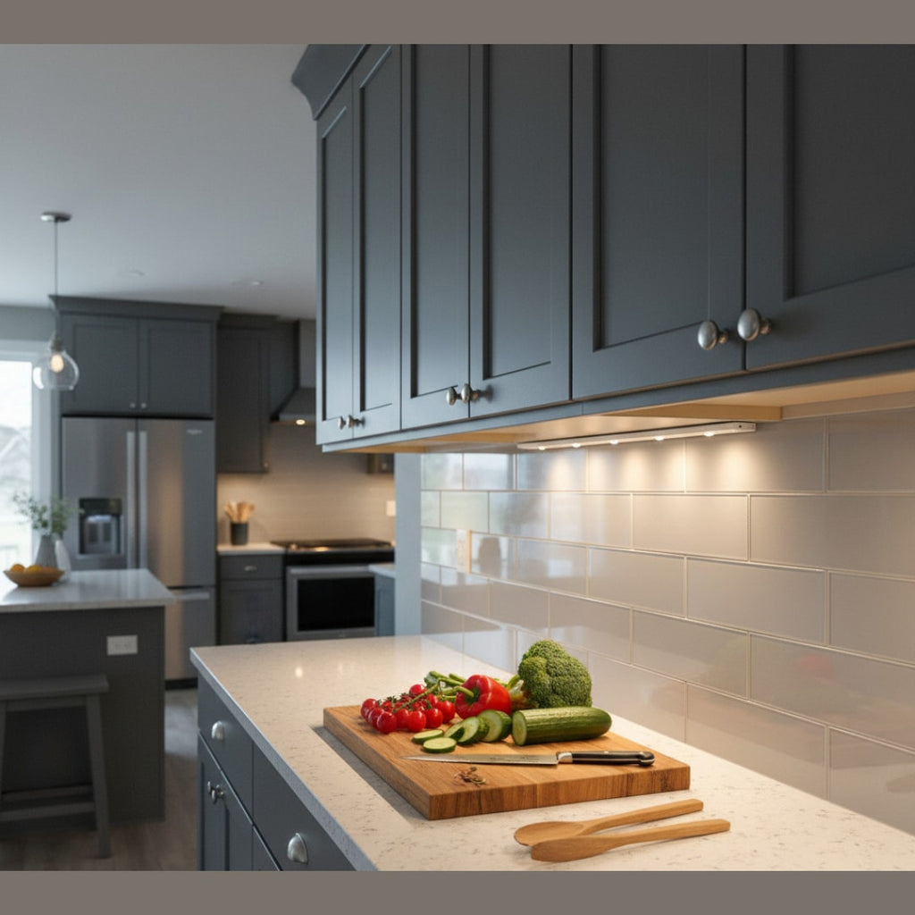 Wireless Motion Sensor LED Cabinet Light USB Rechargeable with Magnetic Mount