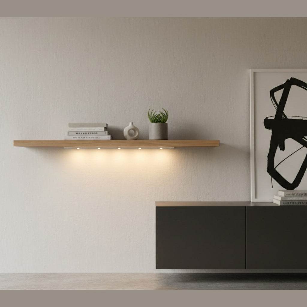 Wireless Motion Sensor LED Cabinet Light USB Rechargeable with Magnetic Mount